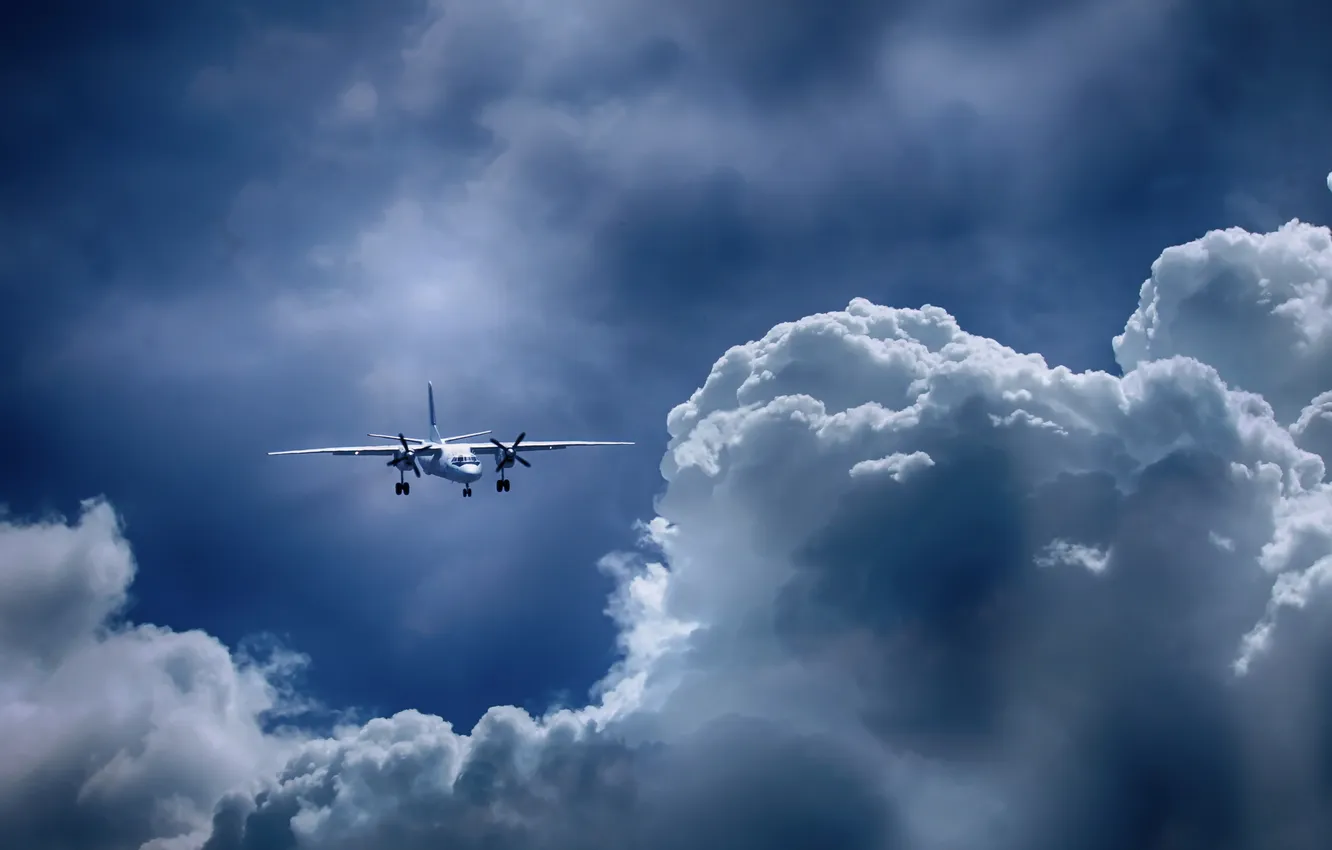 Photo wallpaper the sky, aviation, the plane