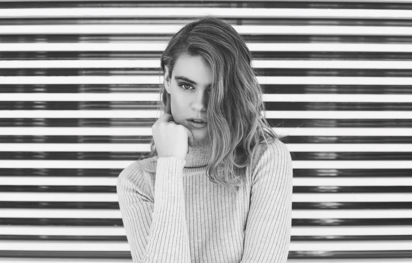 Photo wallpaper look, girl, portrait