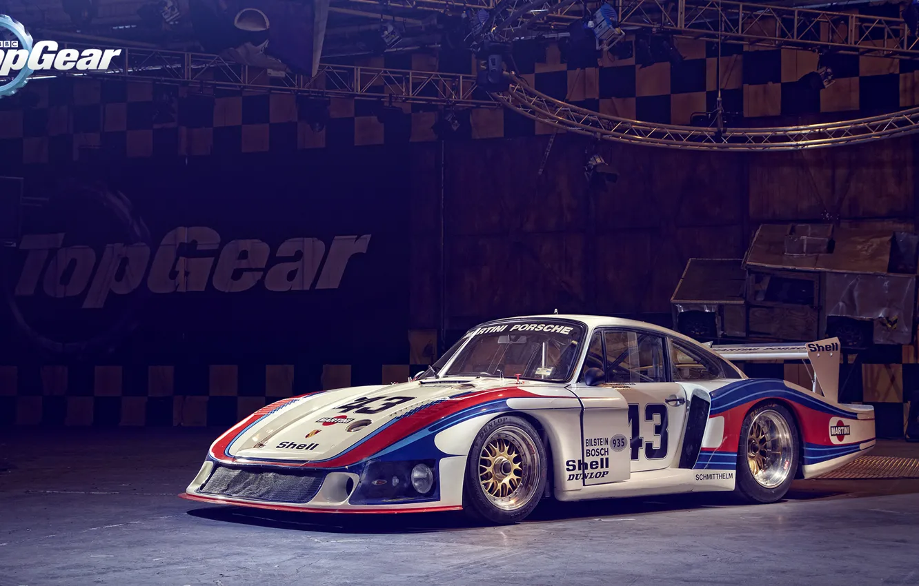 Photo wallpaper Porsche, Top Gear, Martini Racing, 935/78 “Moby Dick”