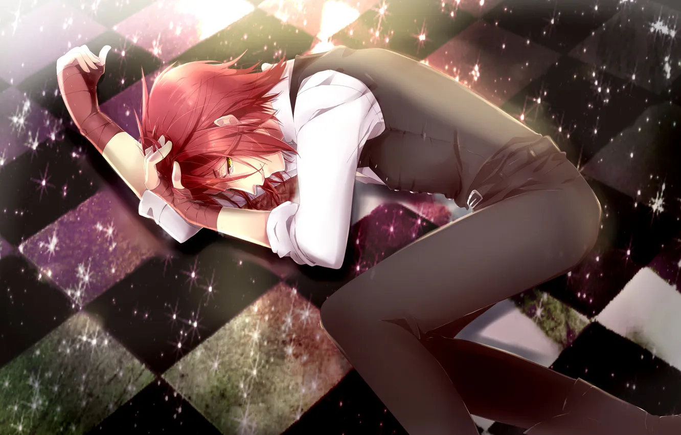 Photo wallpaper sequins, lies, guy, Hakuouki, demons pale cherry, Hekketsu-roku, Record blue blood, Harada Sanosuke