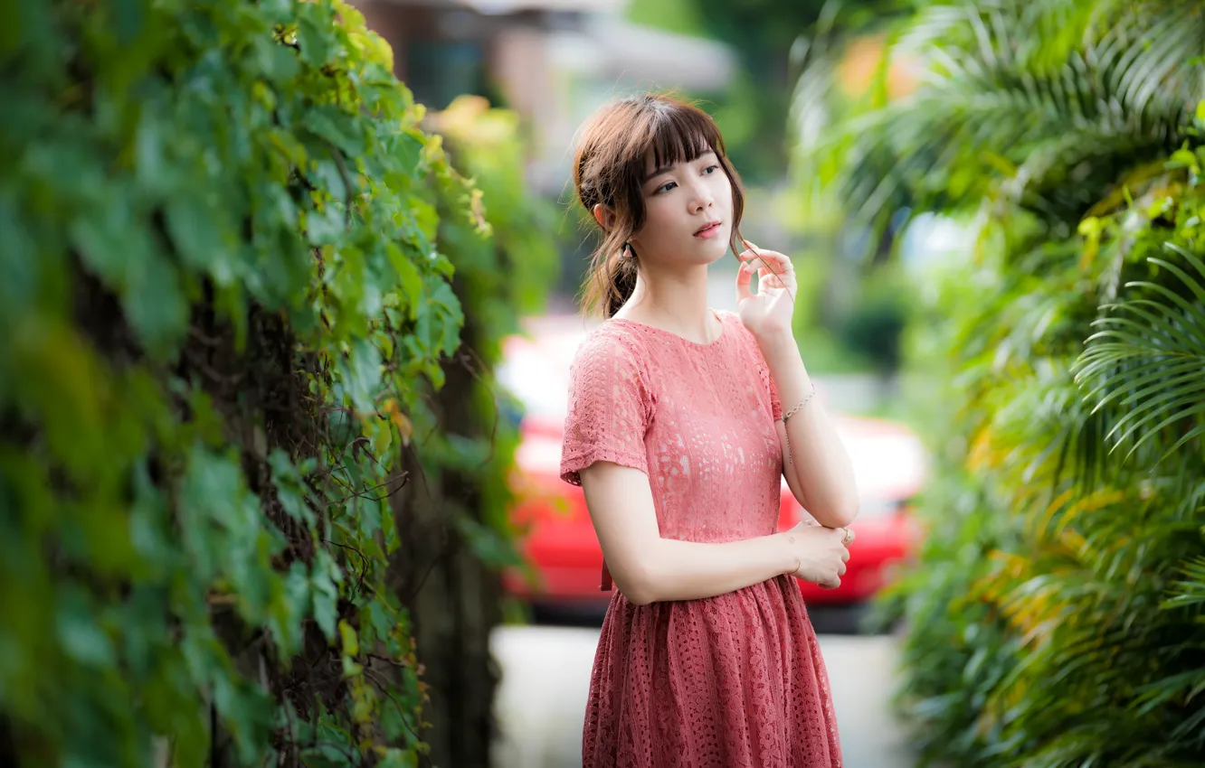 Photo wallpaper girl, cutie, bokeh, aiada