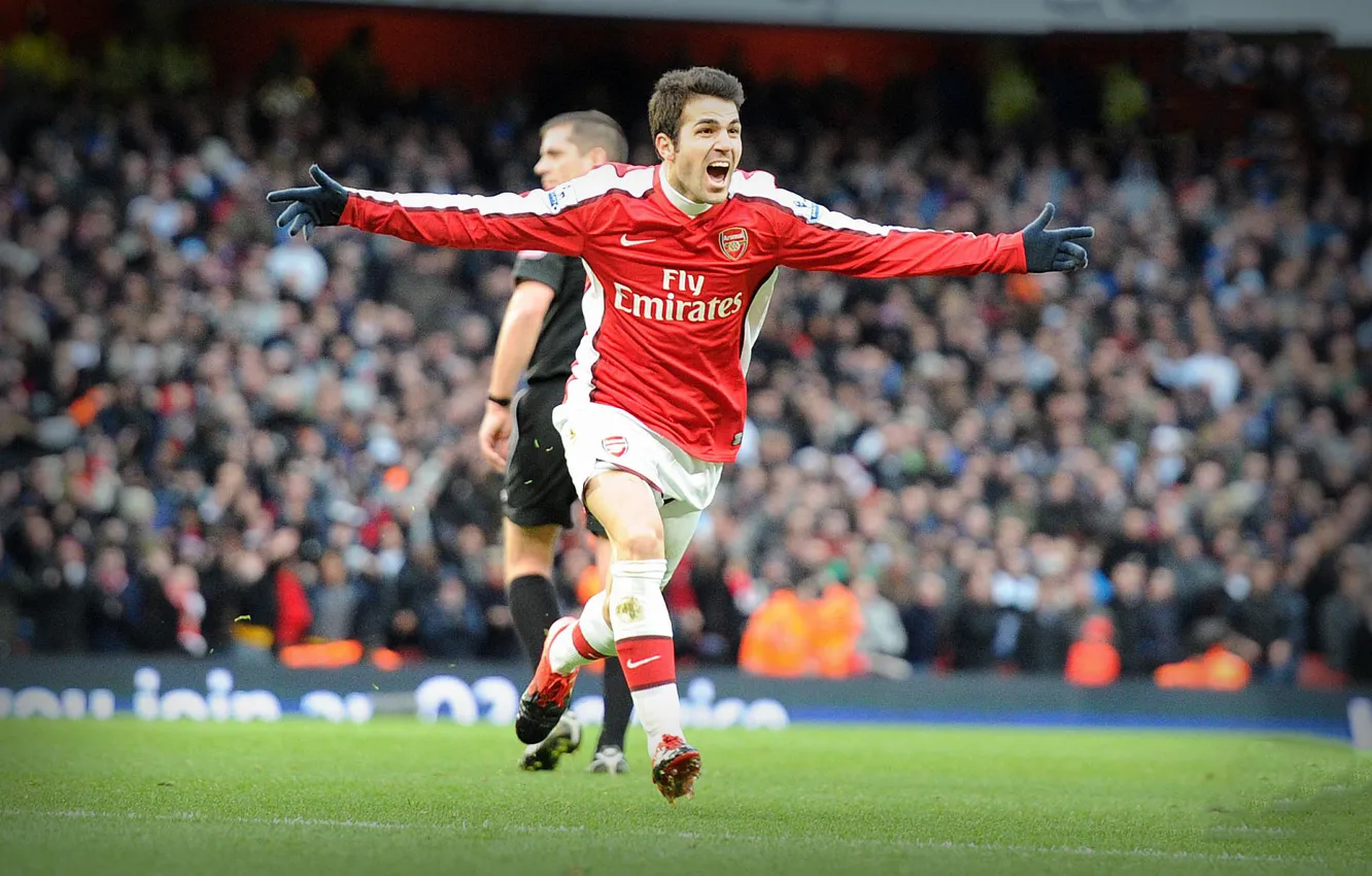 Photo wallpaper Fabregas, Arsenal, Premier League