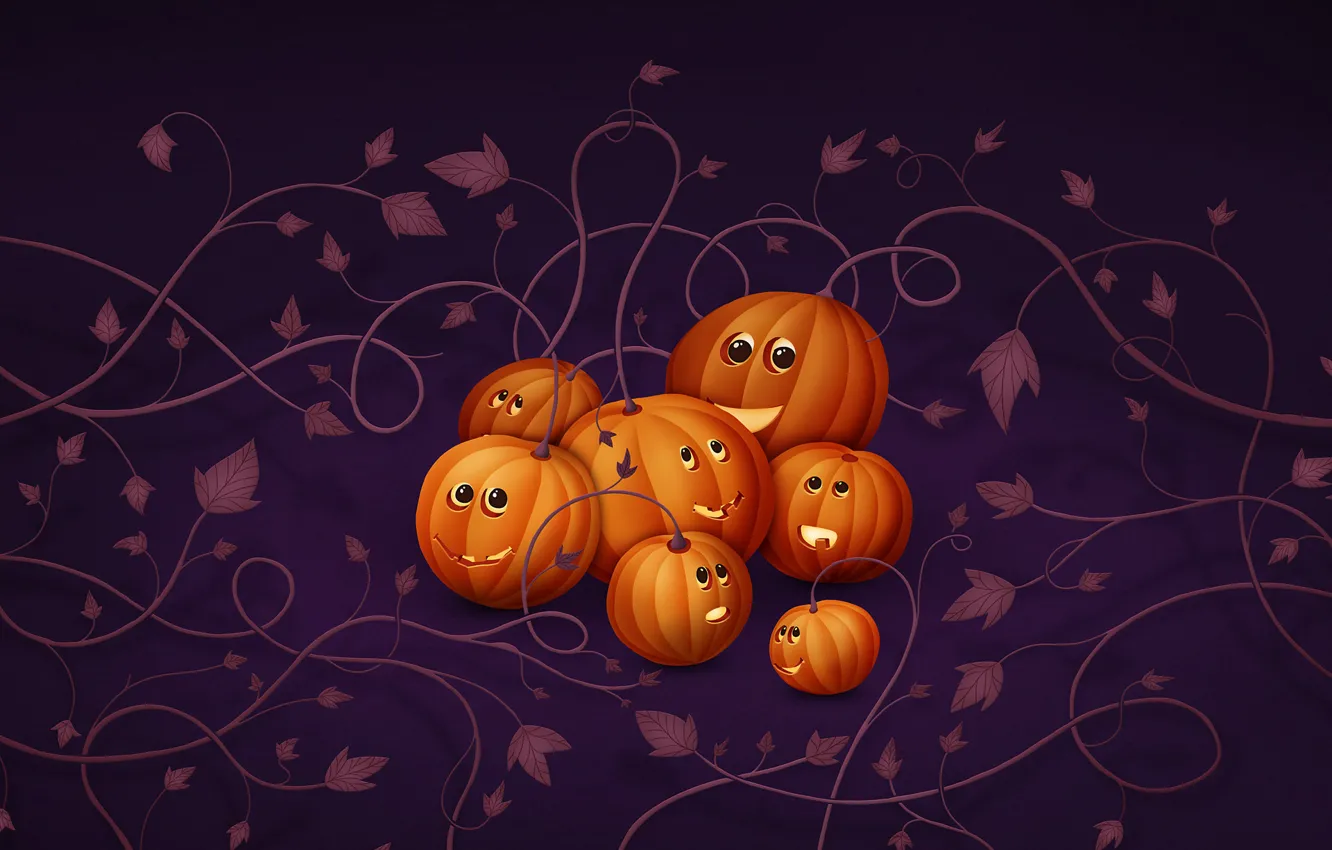 Photo wallpaper pumpkin, Halloween, Halloween, whip