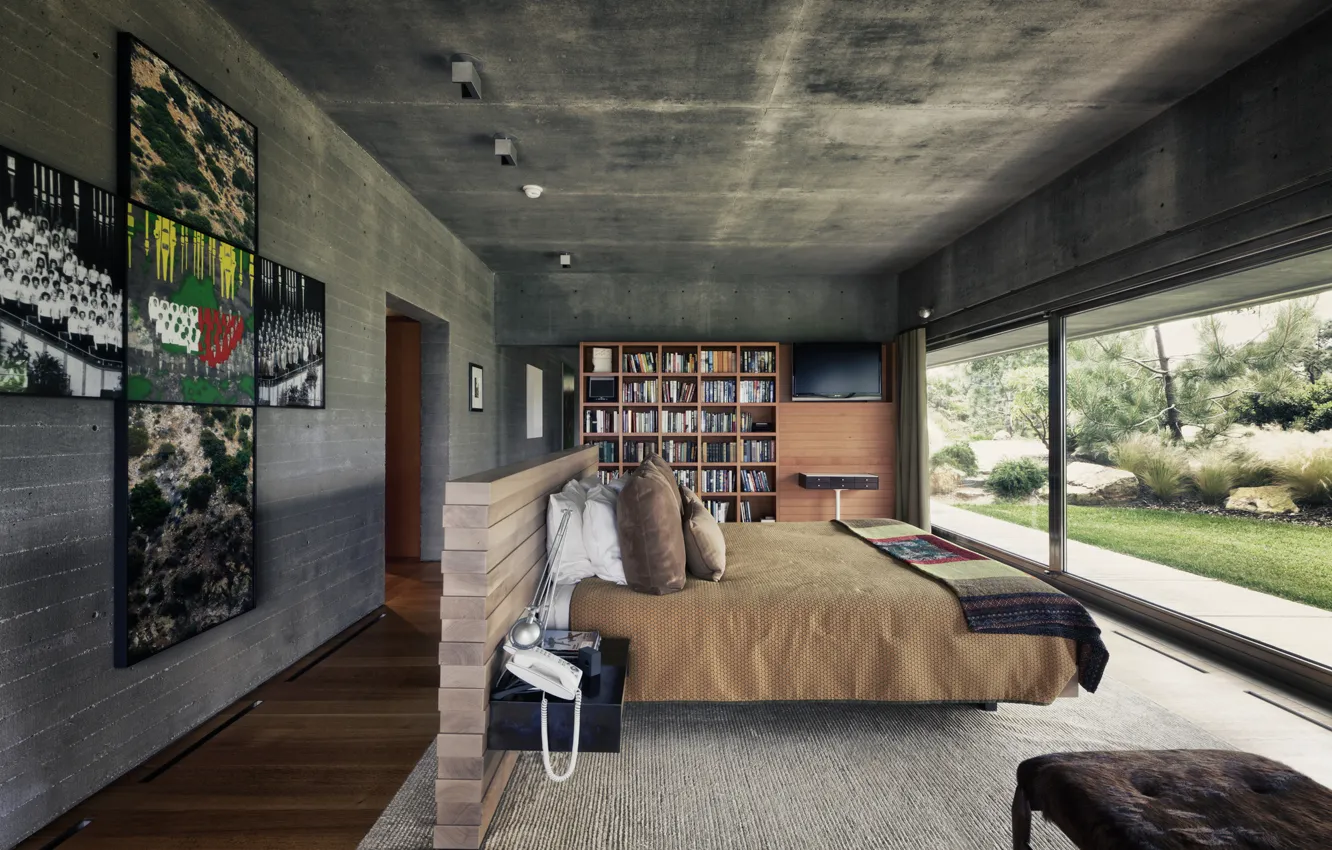 Photo wallpaper design, house, furniture, interior, bedroom