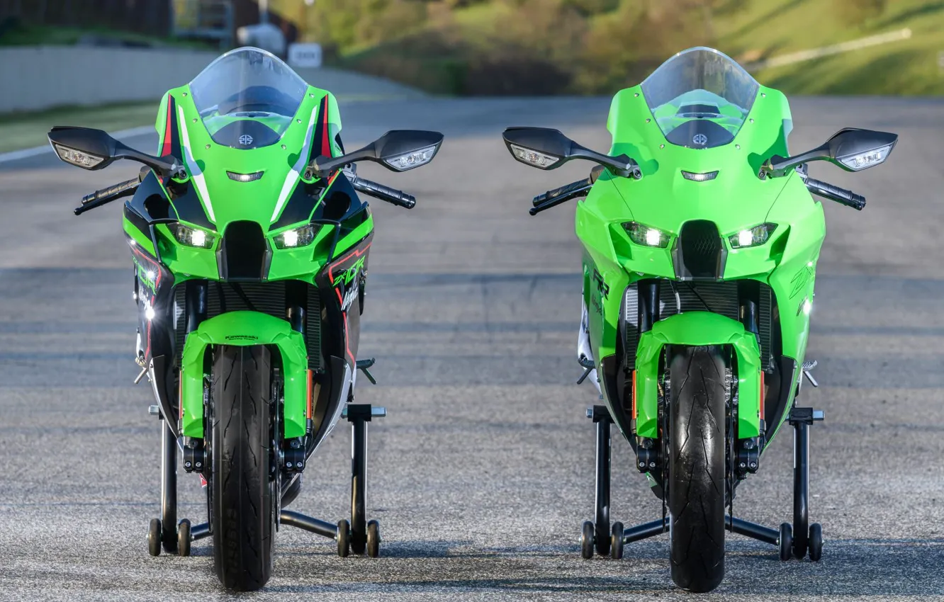 Photo wallpaper Kawasaki, ZX-10R, Front view