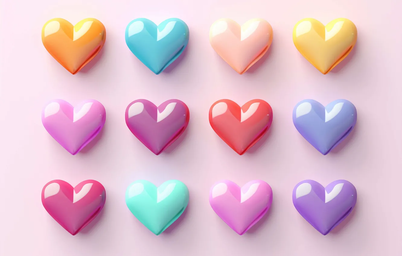 Photo wallpaper love, holiday, heart, hearts, Valentine's day, Valentine's day, festive background