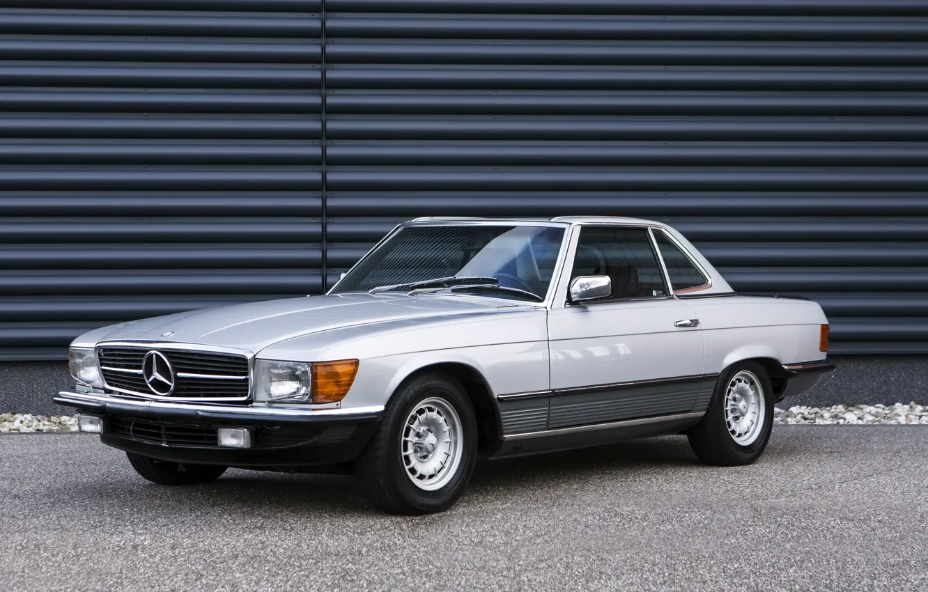 Photo wallpaper Mercedes-Benz, Mercedes, 1989, R107, 500 SL