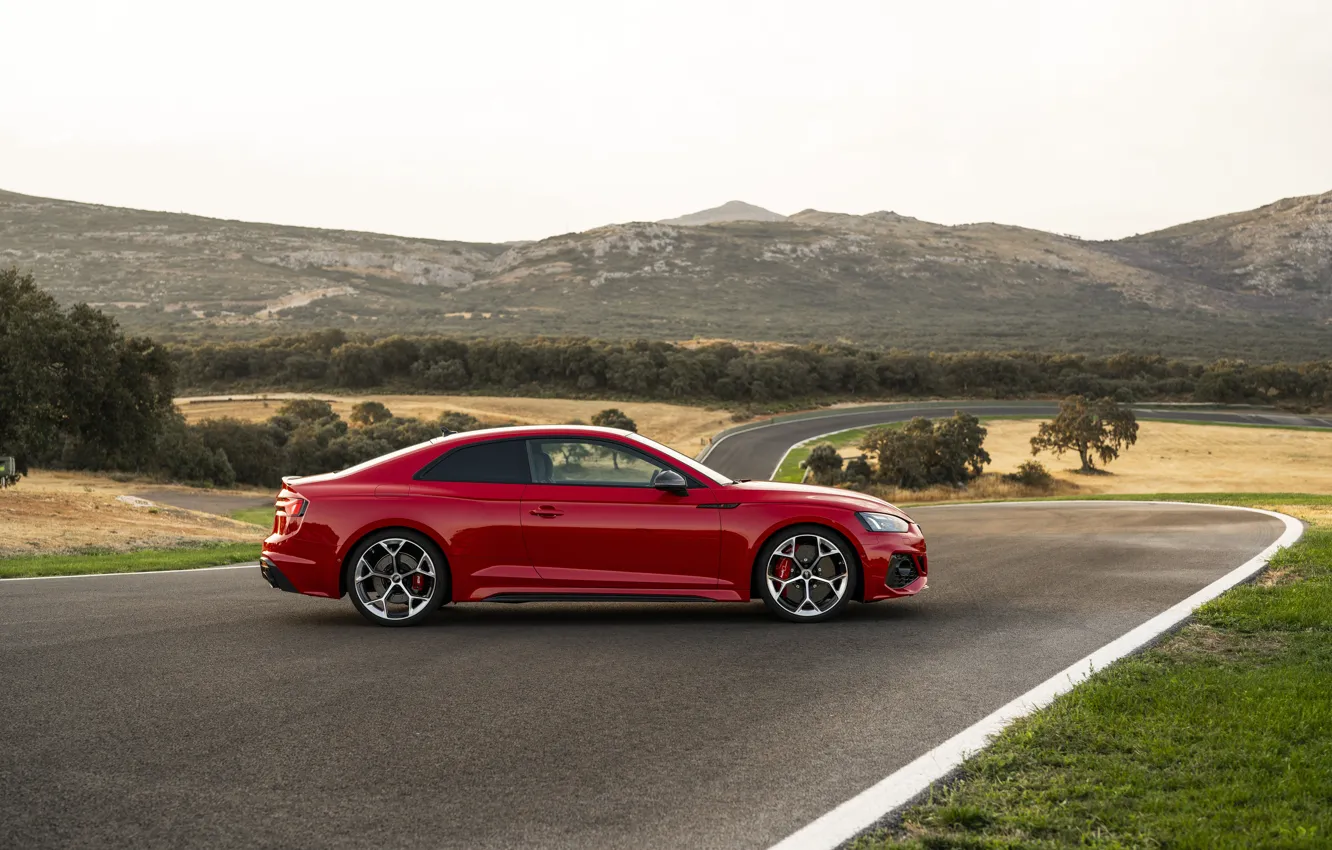 Photo wallpaper Audi, RS5, side view, Audi RS 5 Coupe competition plus