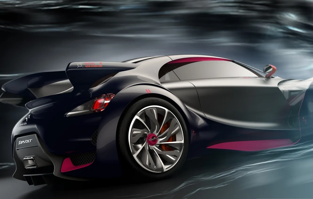 Photo wallpaper car, machine, auto, Citroen, Survolt