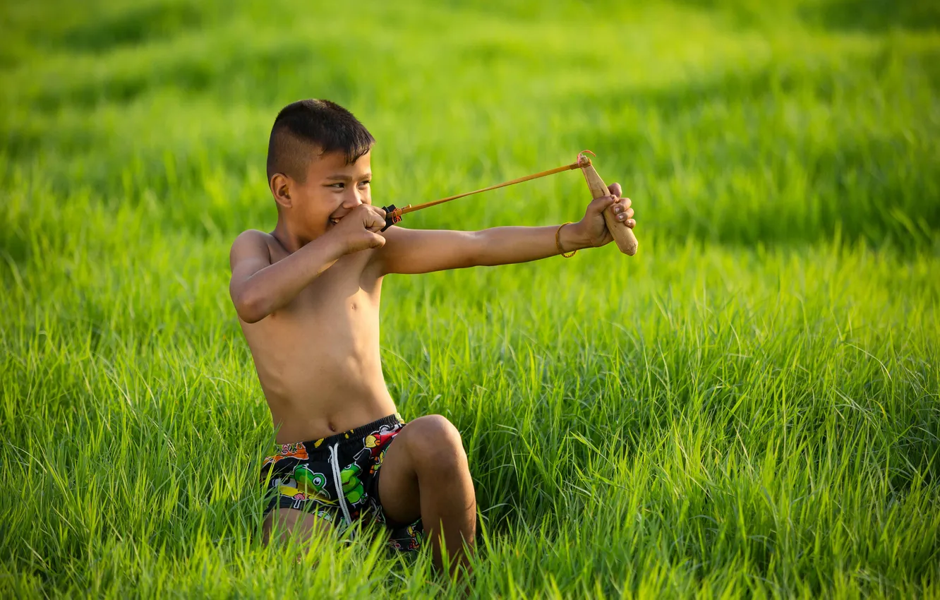 Photo wallpaper Thailand, nature, people, man