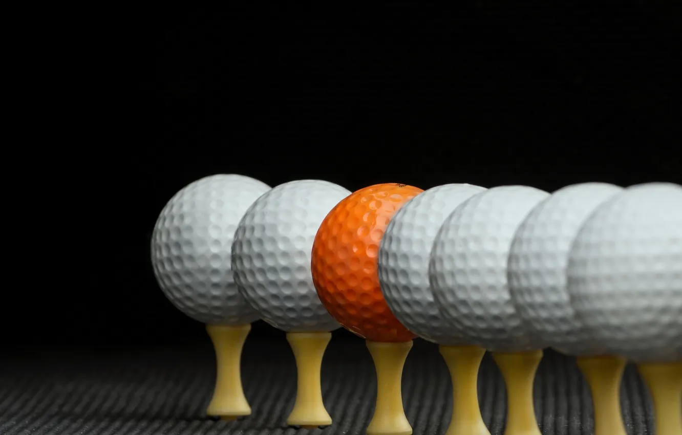 Photo wallpaper golf, texture, ball