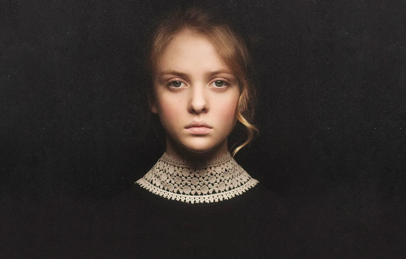 Photo wallpaper girl, style, retro, background, portrait, girl