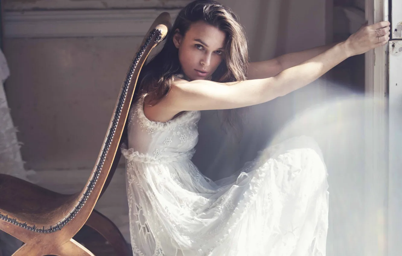 Photo wallpaper pose, actress, Keira Knightley, Keira Knightley