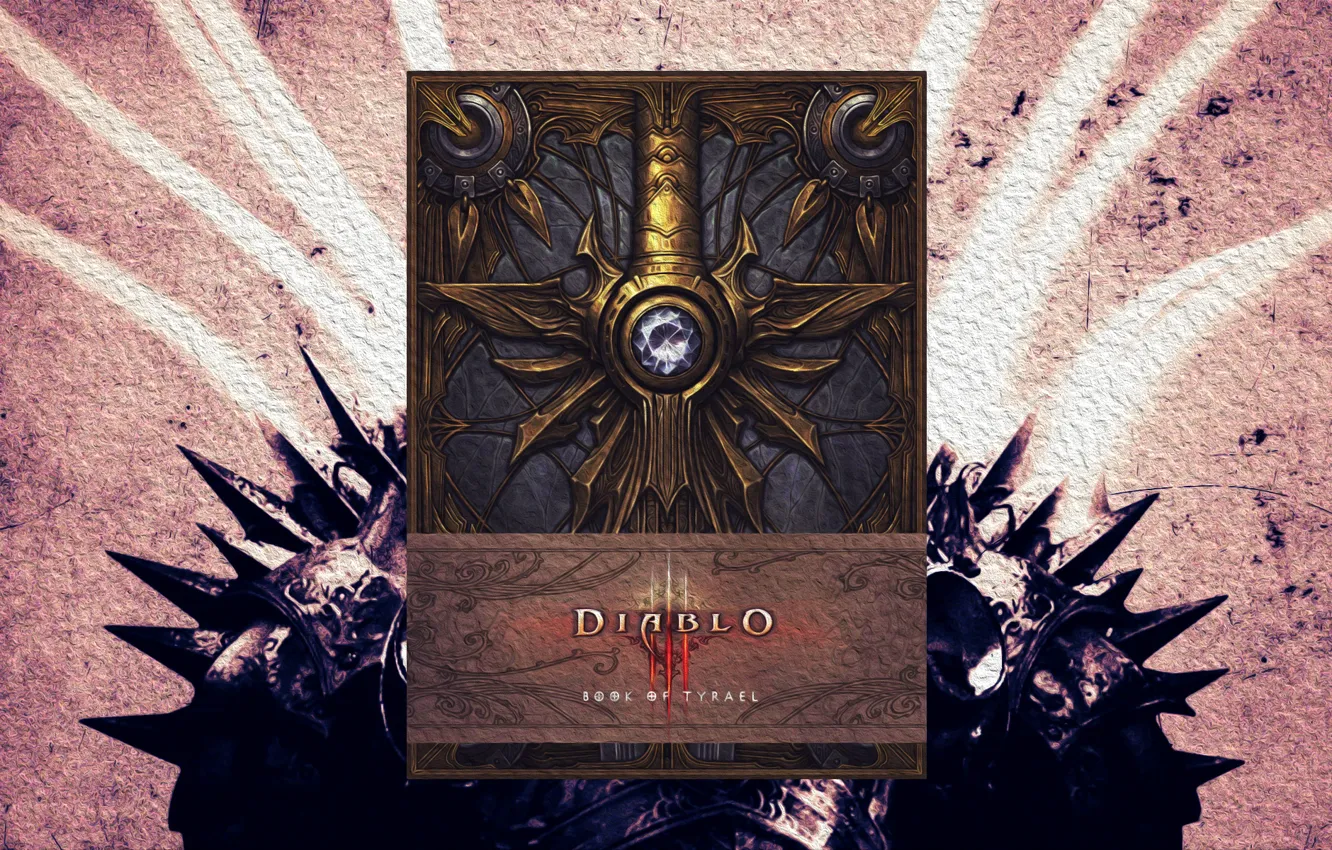 Photo wallpaper Blizzard, Diablo III, Angel, Game, Book, Book of Tyrael, Tyrael