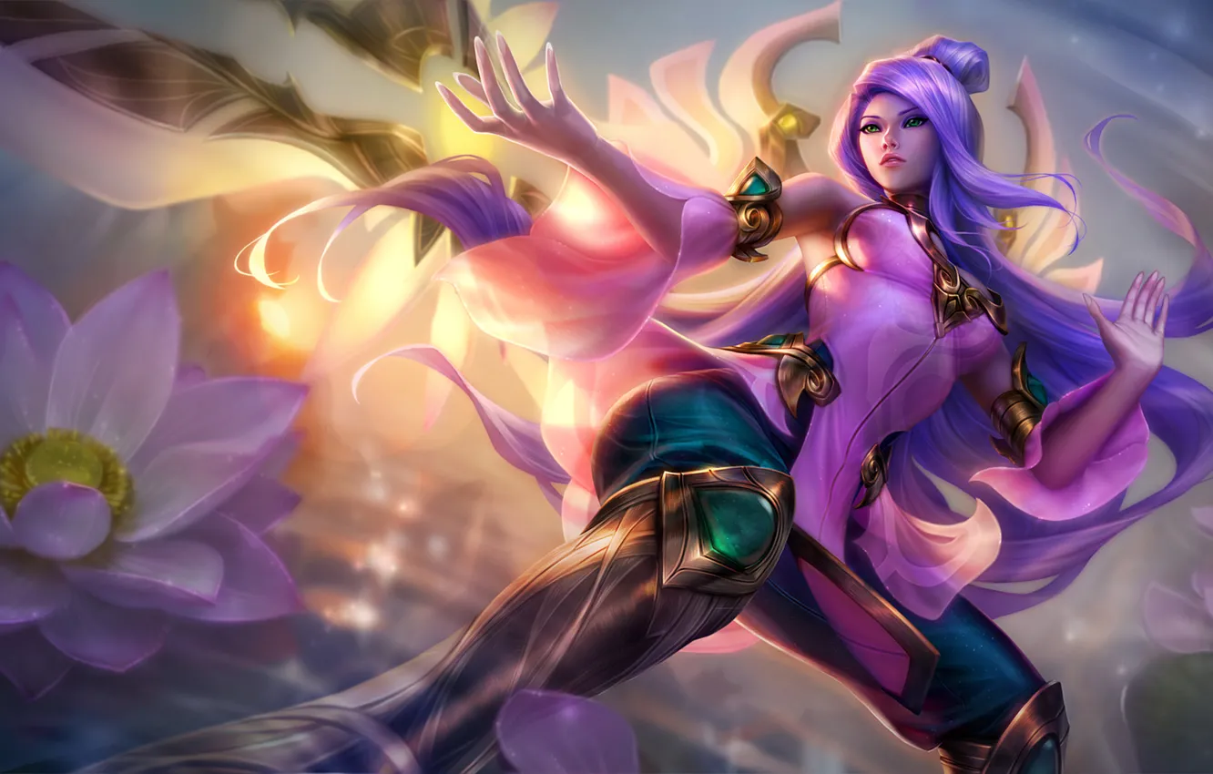 Photo wallpaper girl, lol, League of Legends, Irelia, Riot Games, Will of the Blades, Order of the …