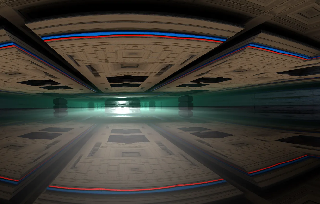 Photo wallpaper light, line, 3D graphics