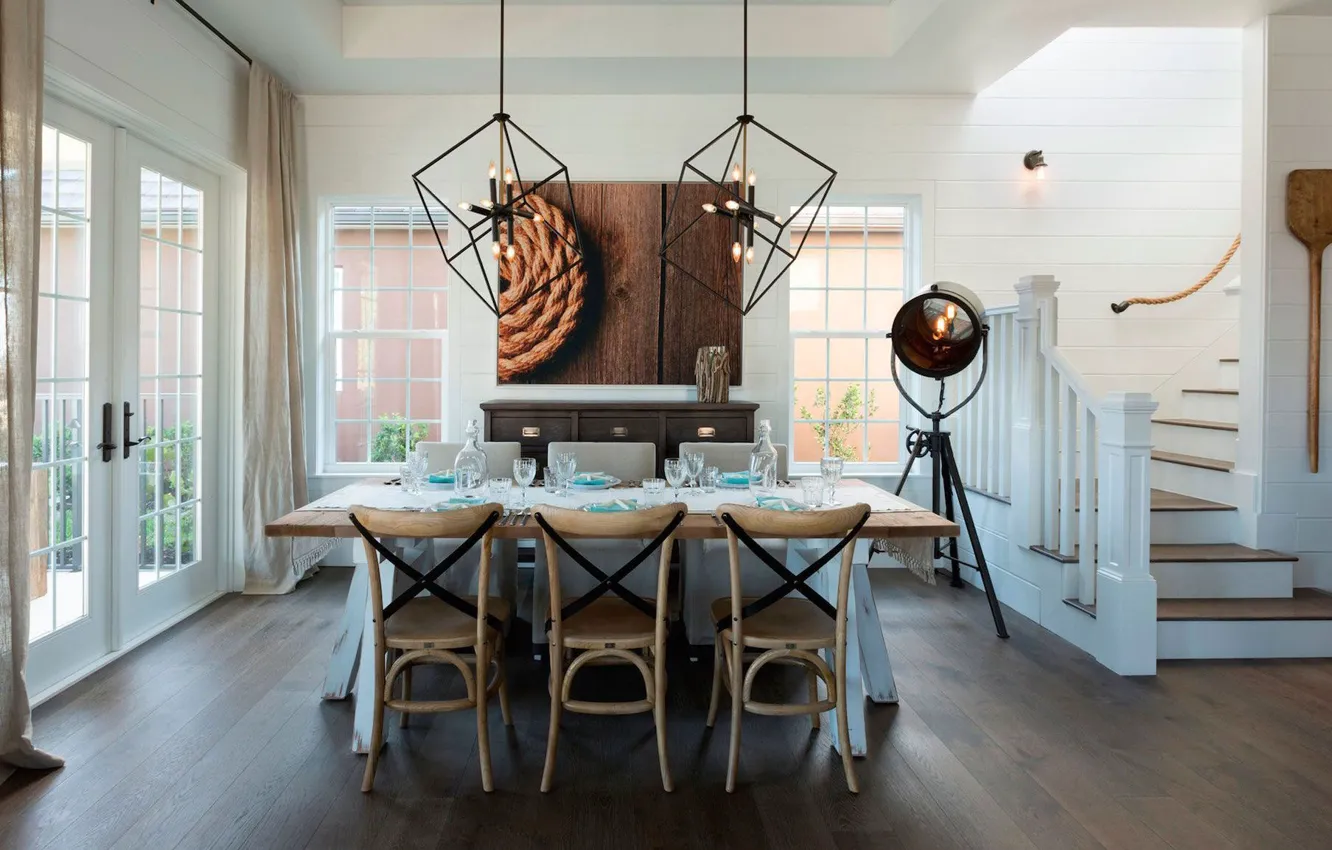 Photo wallpaper design, style, room, interior, dining room, Florida, Naples, Naples