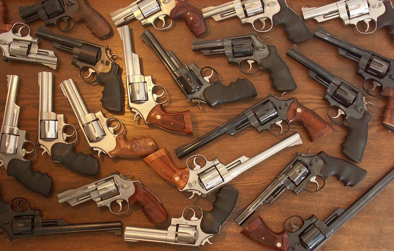 Photo wallpaper weapons, guns, iron, revolvers