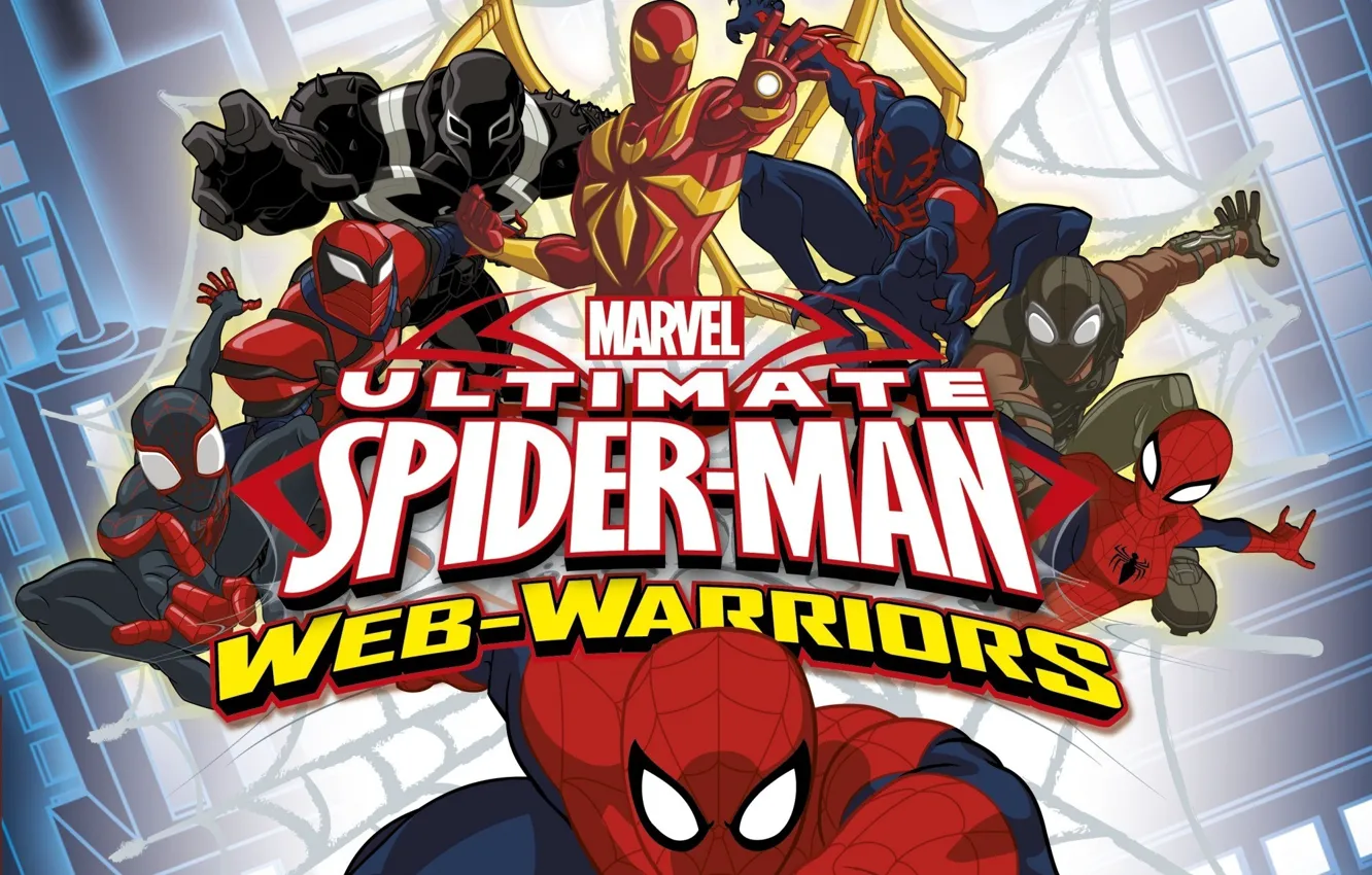 Photo wallpaper black, spider man, peter parker, spider-girl, Miles Morales, ultimate spider man