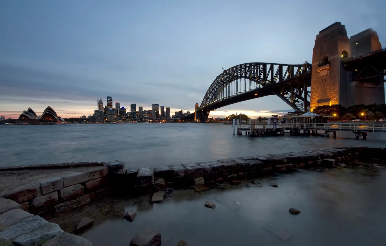 Photo wallpaper Australia, Sydney, Harbour Bridge