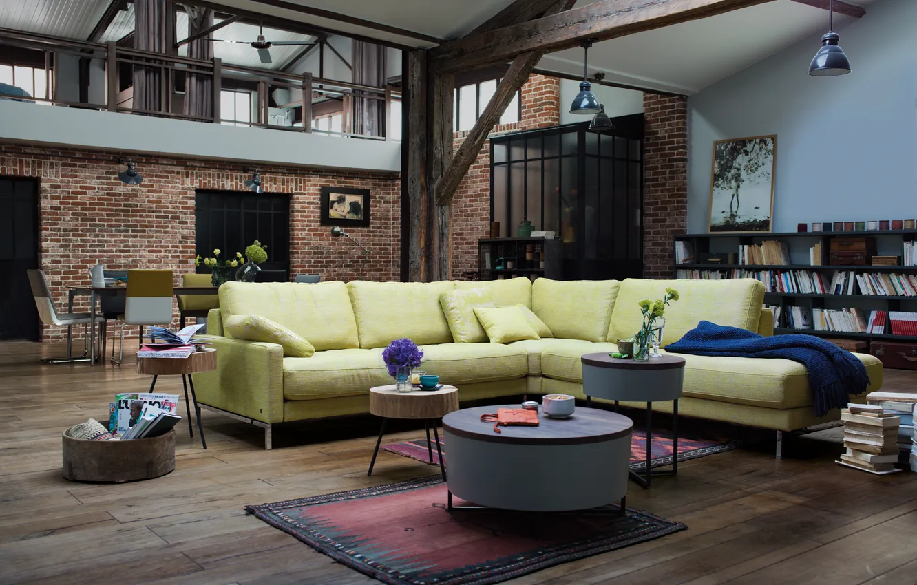 Photo wallpaper design, furniture, interior