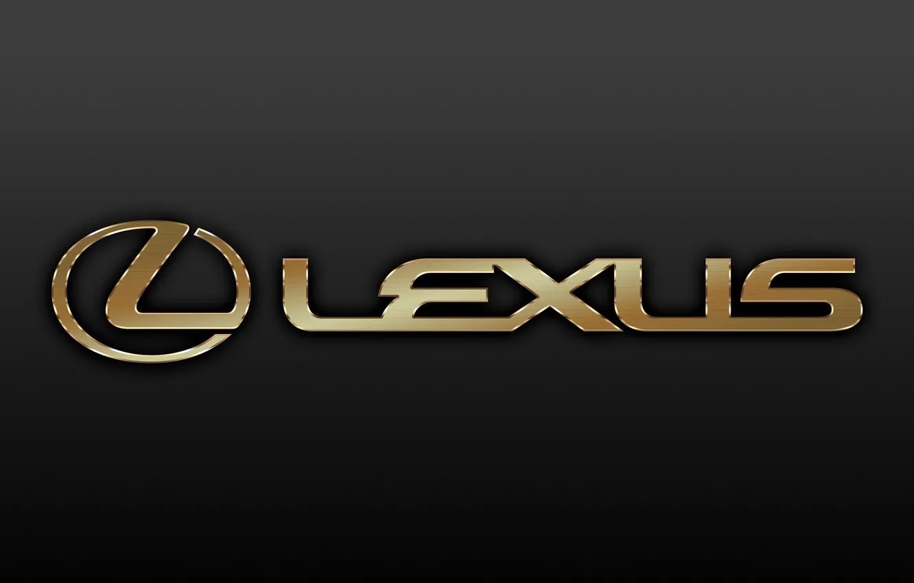 Photo wallpaper car, Lexus, logo, black, text