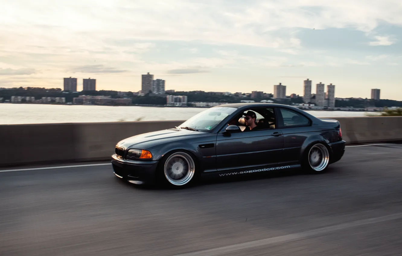 Photo wallpaper BMW, stance