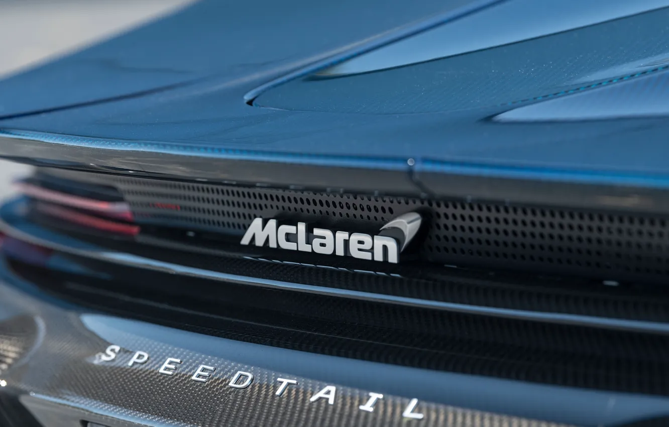 Photo wallpaper McLaren, logo, McLaren, label, Speedtail, McLaren Speedtail