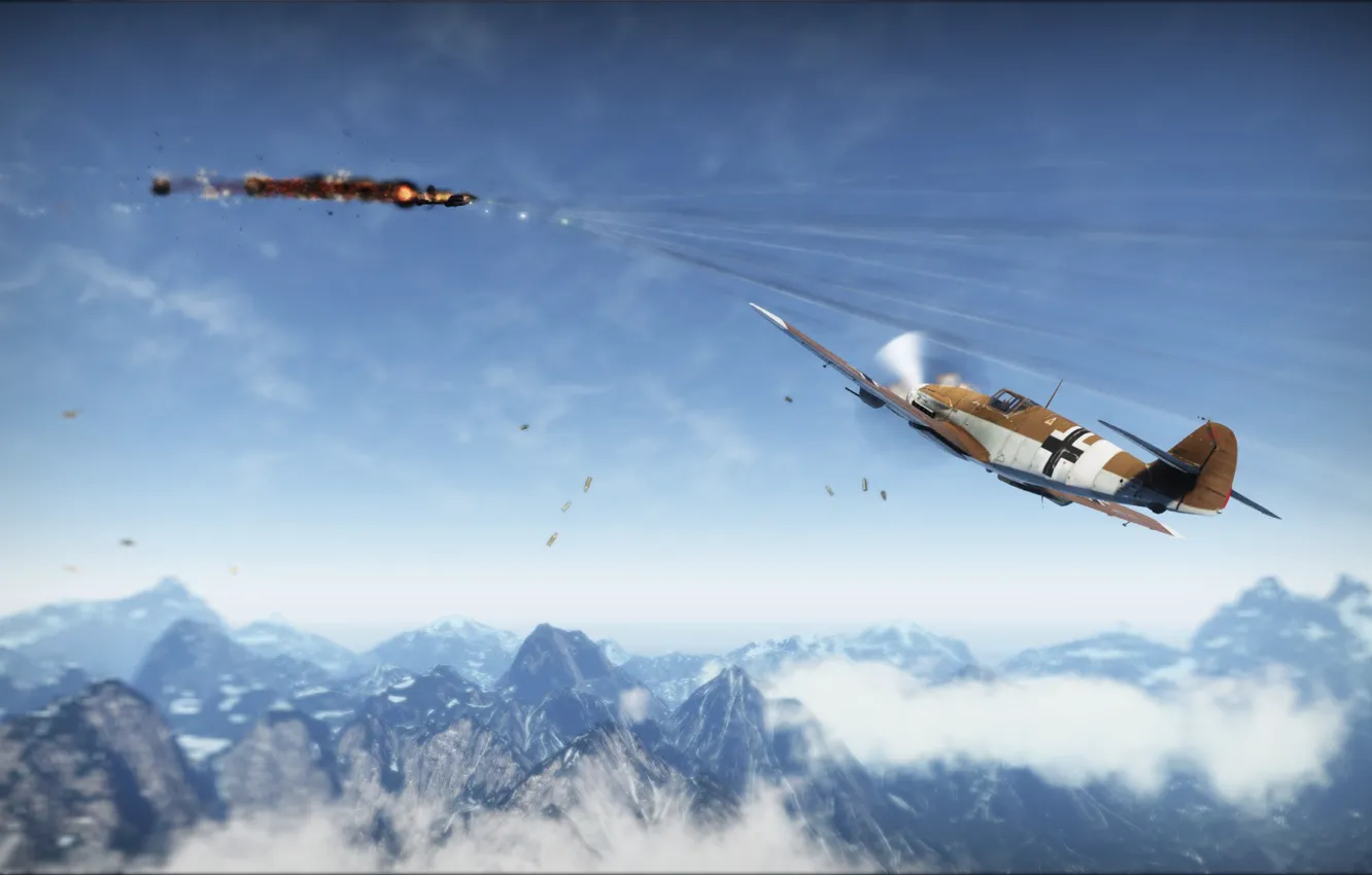 Photo wallpaper Germany, USSR, Messerschmitt, G-2, War Thunder, 109, EP-2, Trop