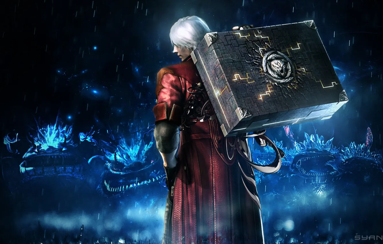 Photo wallpaper pandora, background, DMC 4, Capcom, Devil may cry 4, Nero, Video Game, Pandora's Box