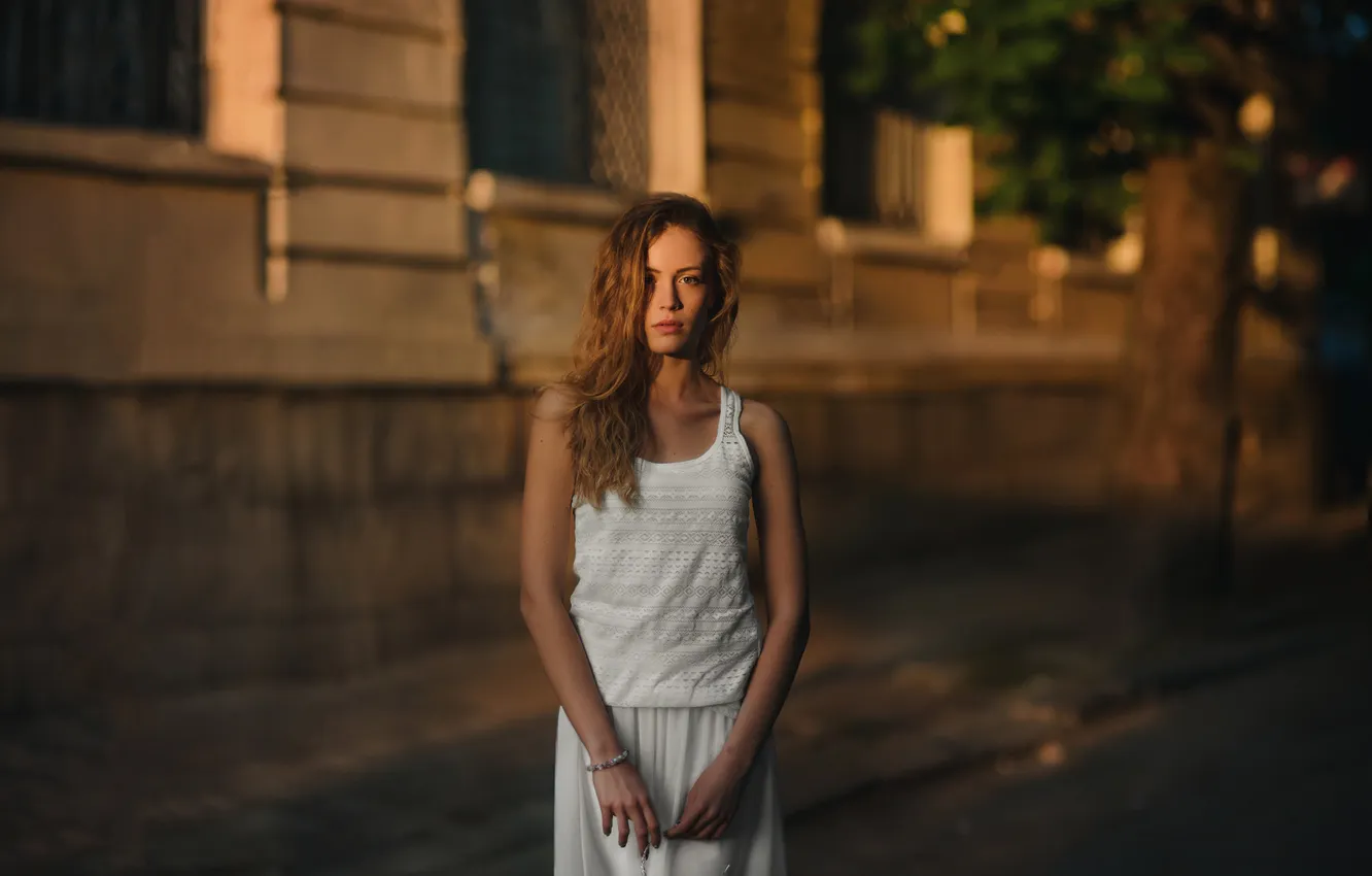 Photo wallpaper the city, portrait, Victoria, Vika, Alexander Lazarov