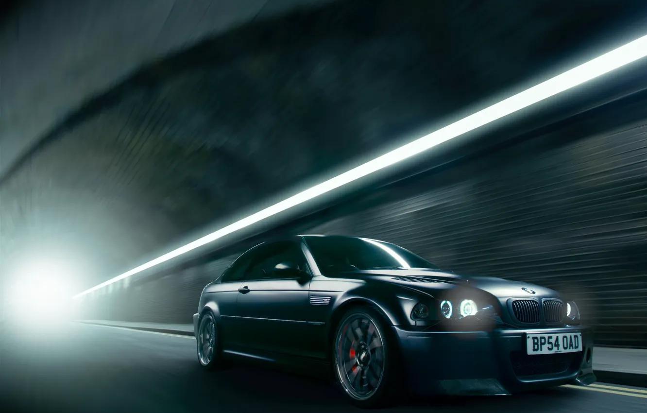 Photo wallpaper BMW, BMW, the tunnel, E46, Jun Dang