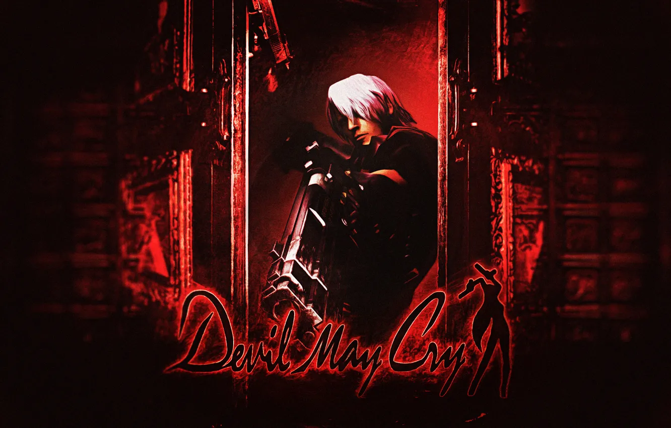 Photo wallpaper gun, Dante, background, Capcom, DmC, Devil May Cry, video game, PlayStation 2