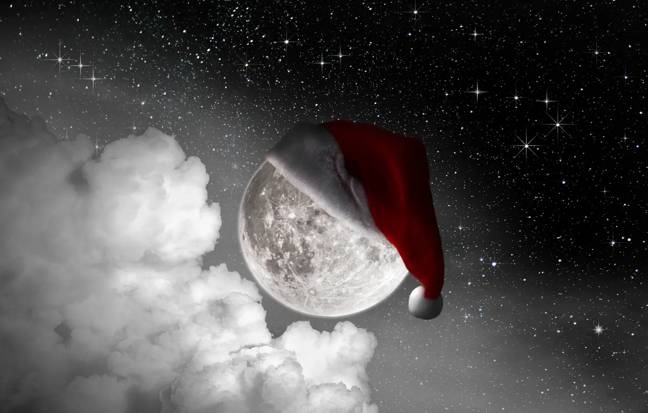 Photo wallpaper holiday, the moon, hat