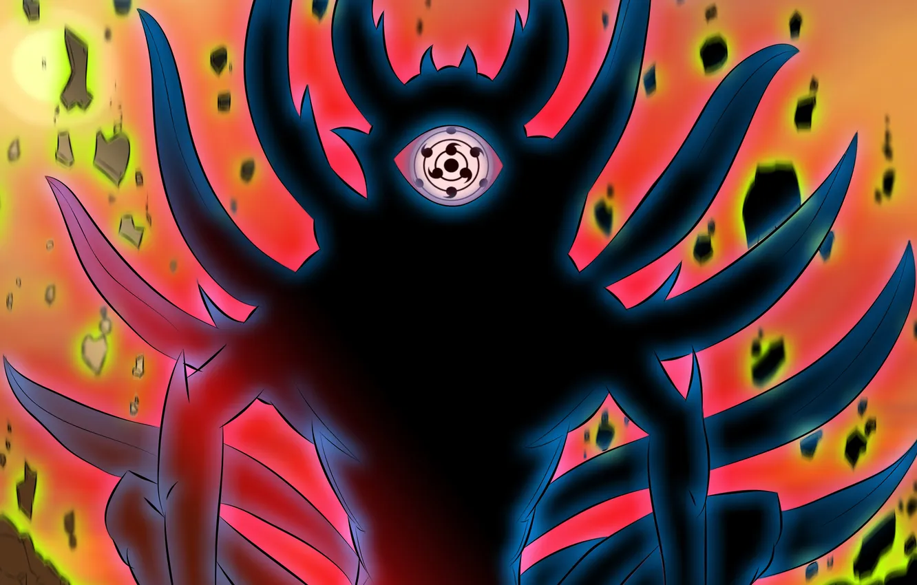 Photo wallpaper the demon, Naruto, Beast, Juubi, Desyatiletii