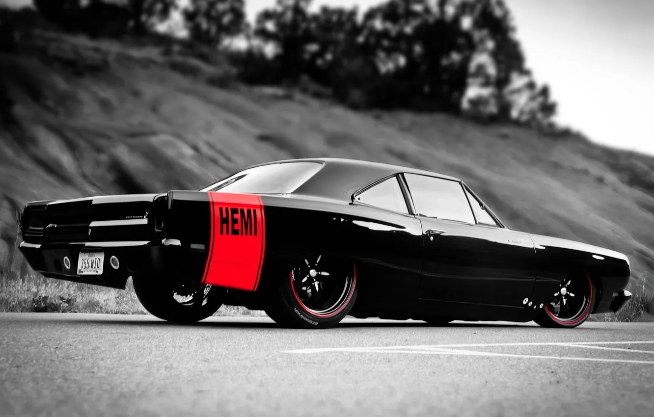 Photo wallpaper cars, auto, muscle car, Plymouth, Hemi, Road Runner