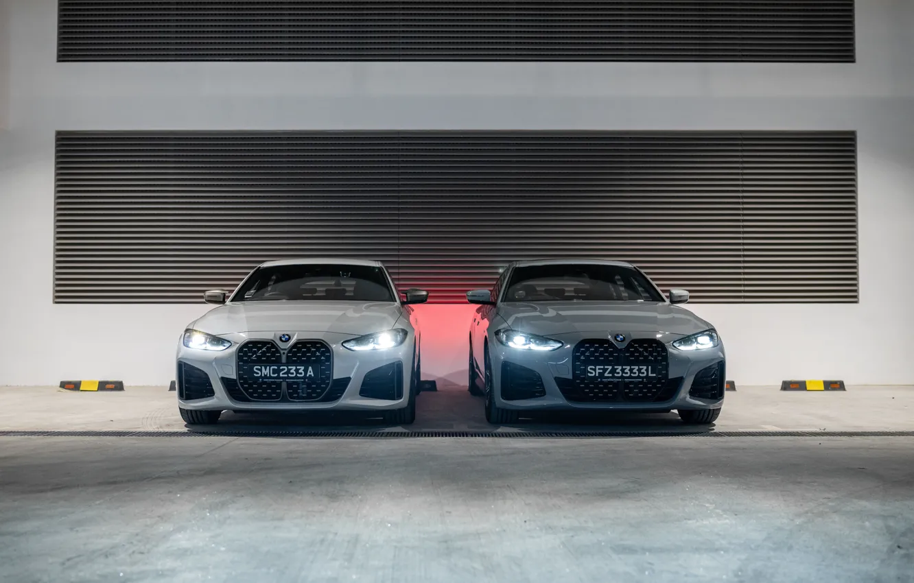 Photo wallpaper BMW, BMW, 2 pieces, 4 Series, 2021, Grand Coupe, G26