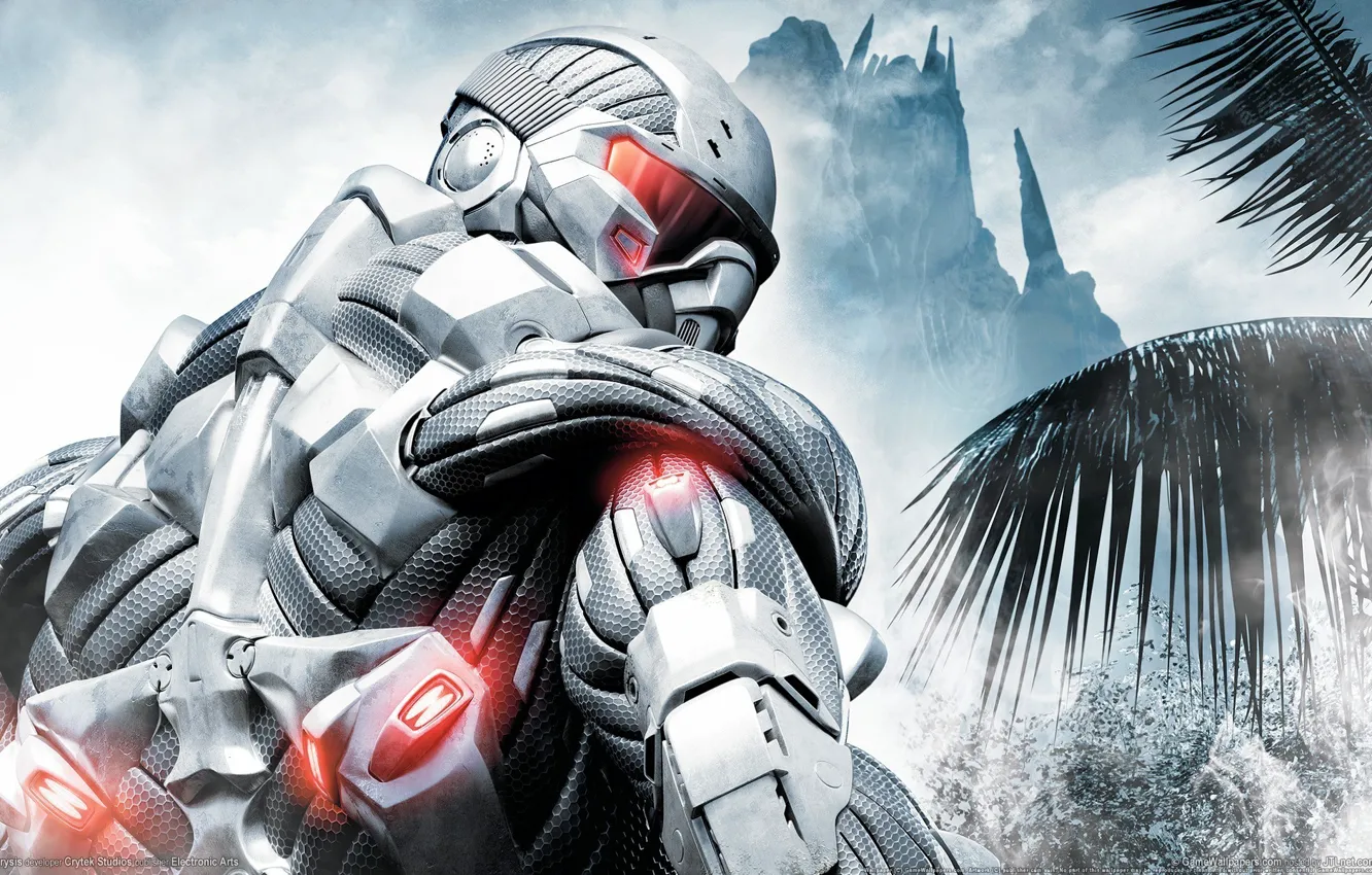 Photo wallpaper man, Crysis, the exoskeleton