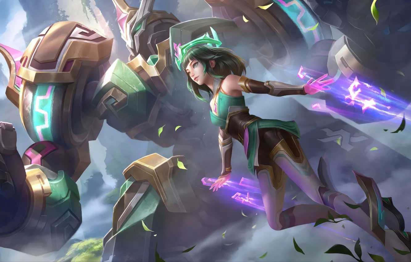 Photo wallpaper art, skin, Edith, moba, Mobile Legends, Mobile Legends Bang Bang, MLBB, Ancient Warden