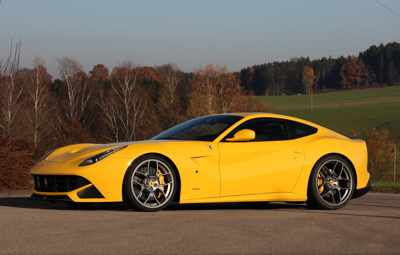 Photo wallpaper Ferrari, Novitec Rosso, F12 Berlinetta