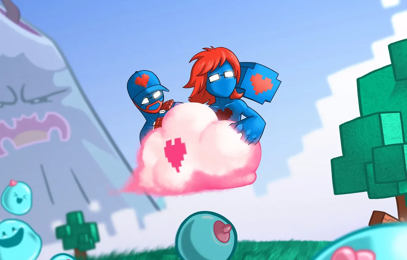 Photo wallpaper Music, Cover, Monstercat, Pegboard Nerds, Max Collins, Pink Cloud