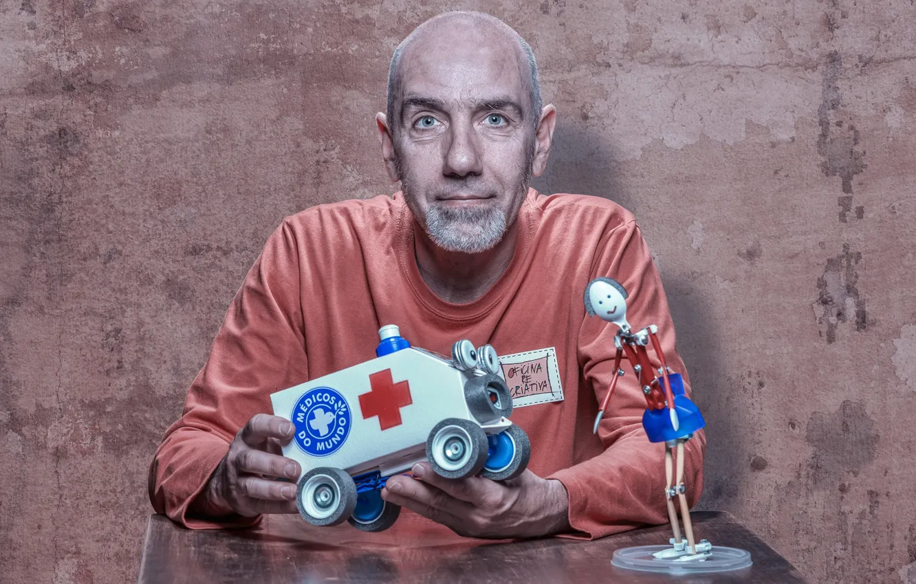 Photo wallpaper toy, people, portrait