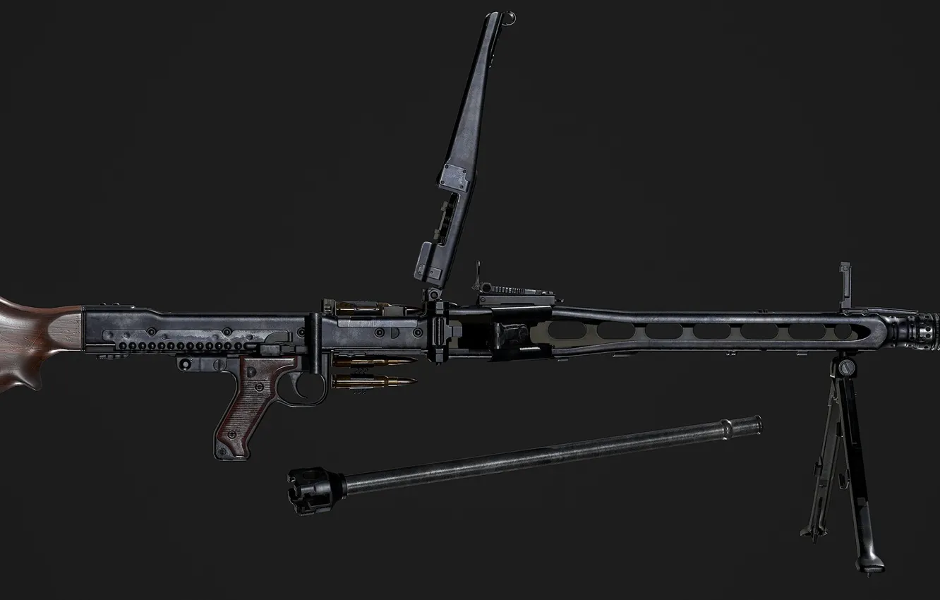 Photo wallpaper MG-42, Machine gun, A single machine gun