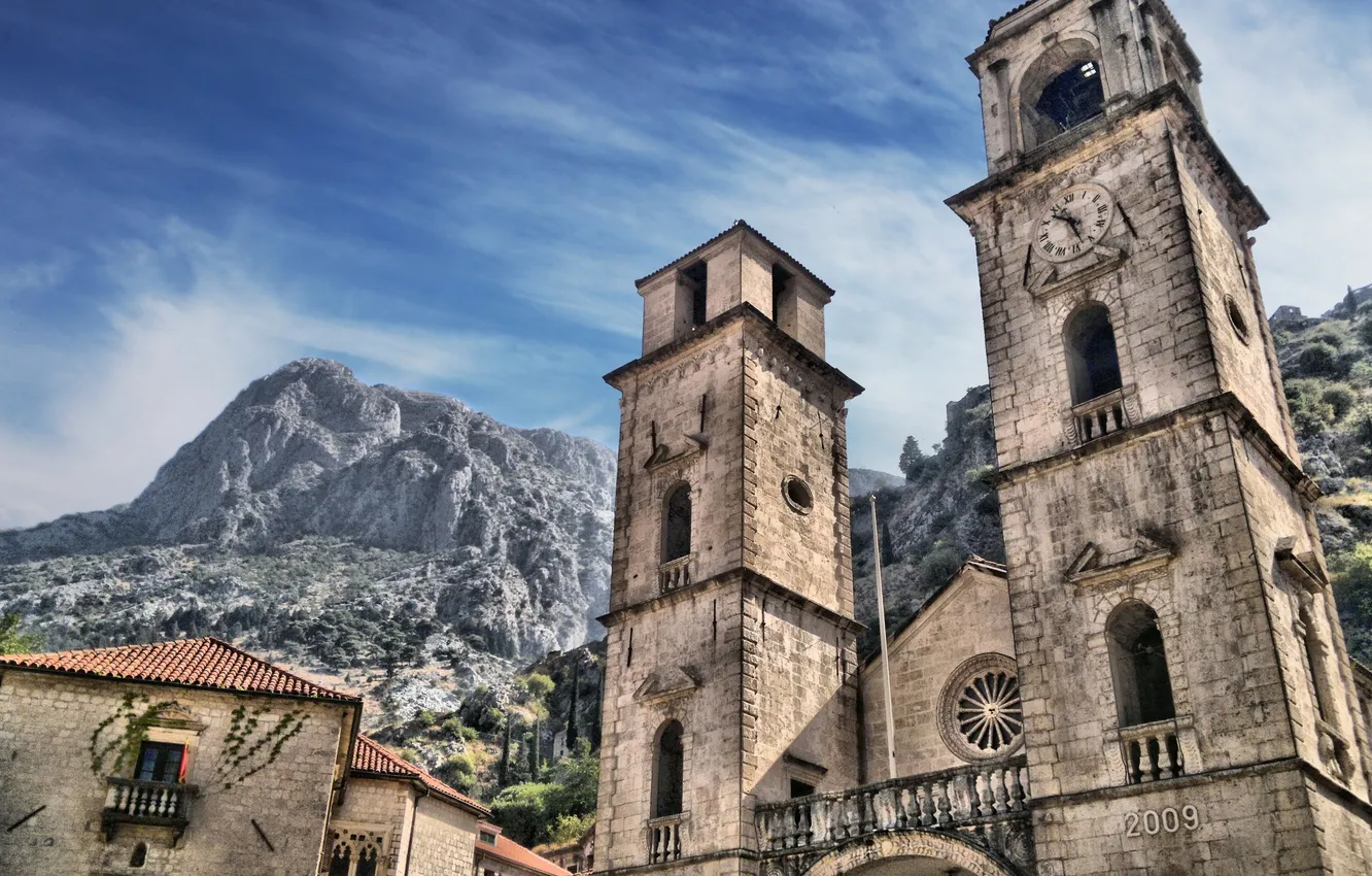 Photo wallpaper temple, architecture, Montenegro, To