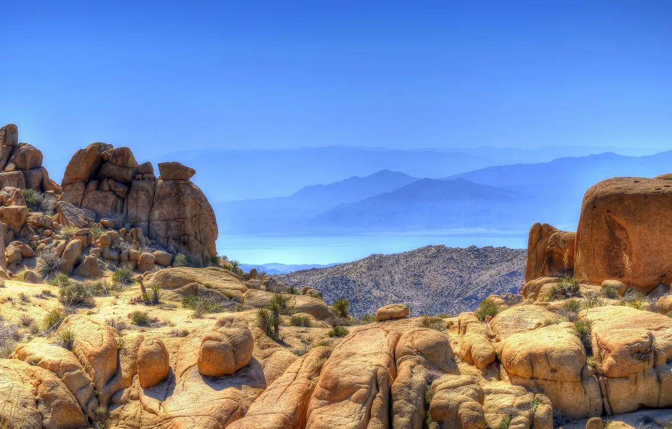 Photo wallpaper sea, the sky, water, mountains, nature, stones, rocks, Bay