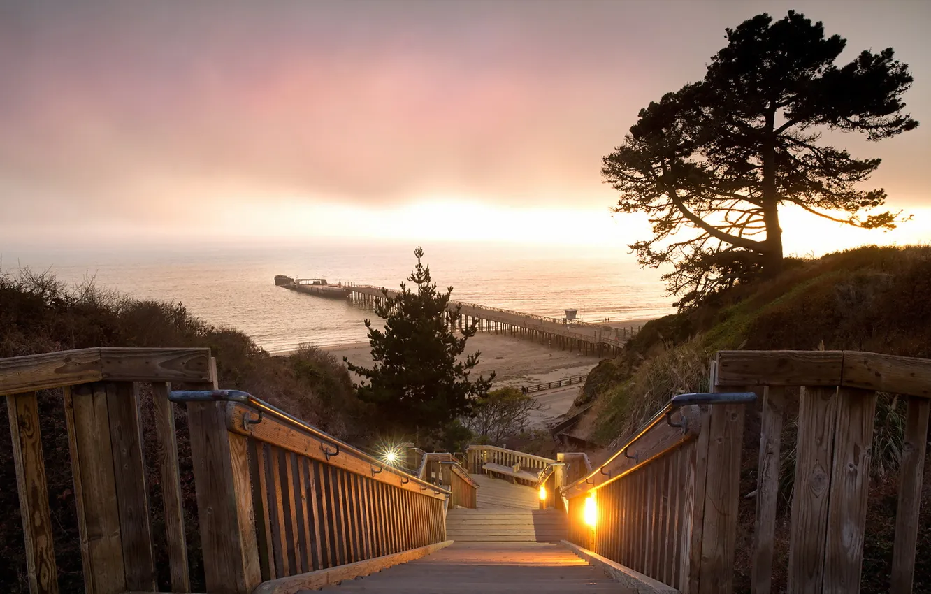 Photo wallpaper sea, beach, landscape