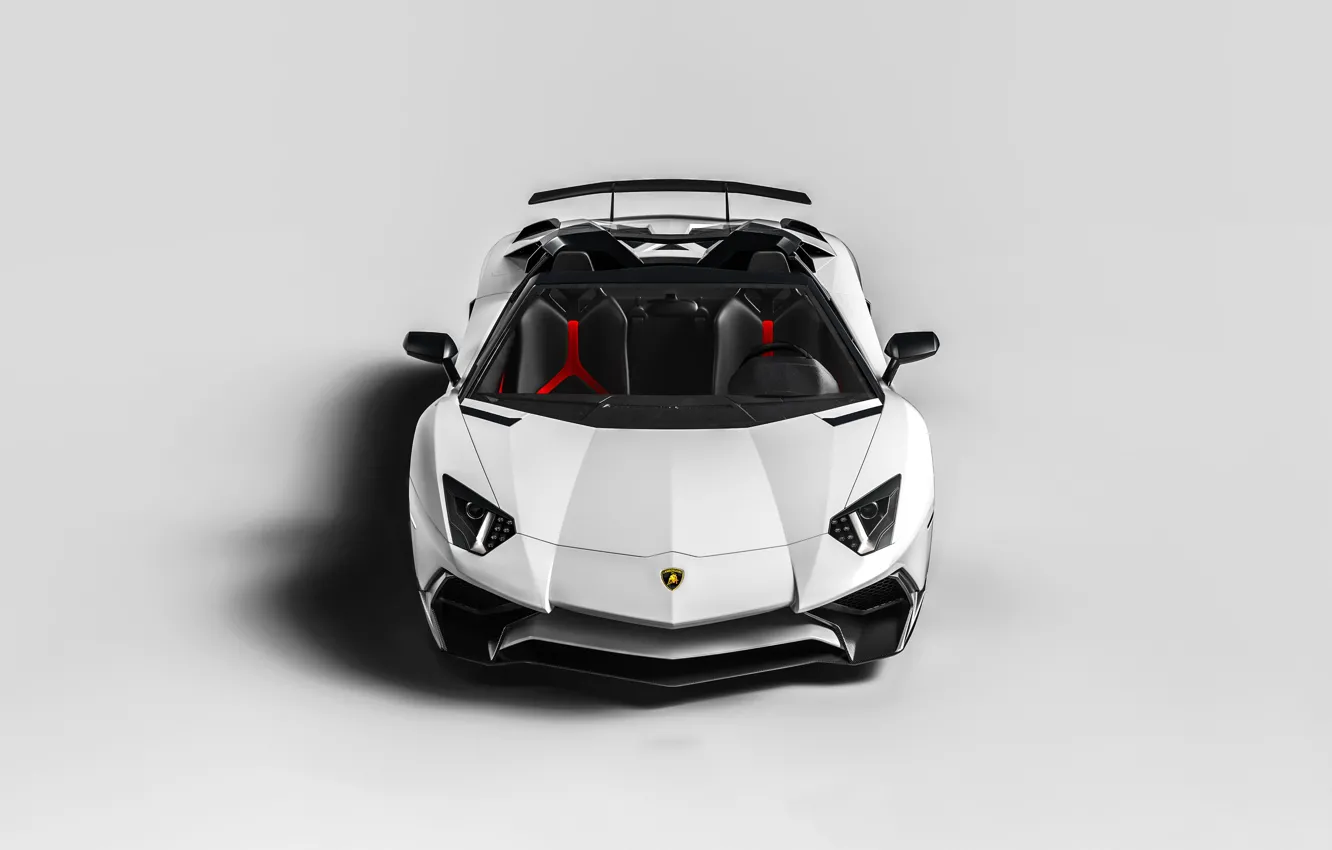 Photo wallpaper Auto, Lamborghini, White, Machine, Car, Render, Design, Supercar