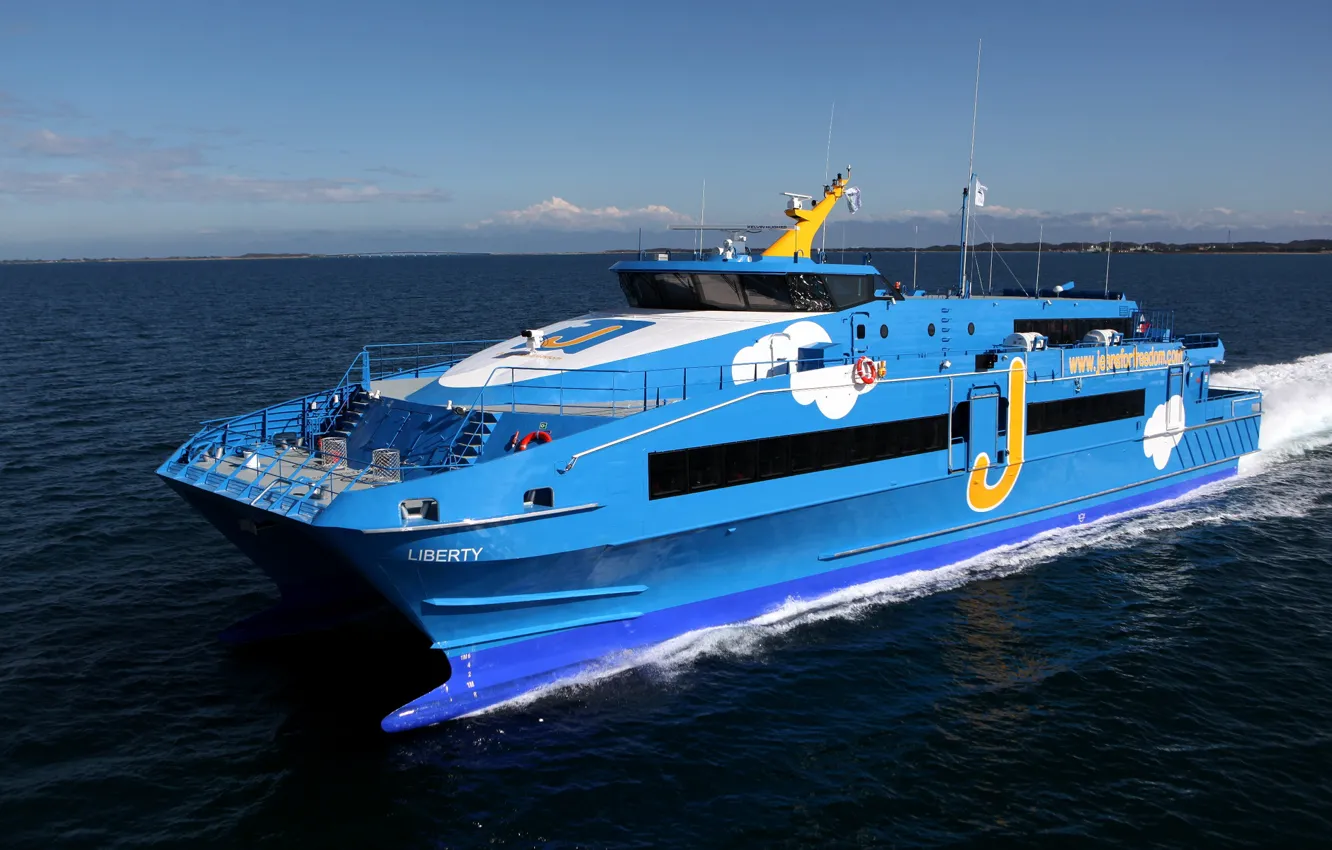 Photo wallpaper sea, mood, ship