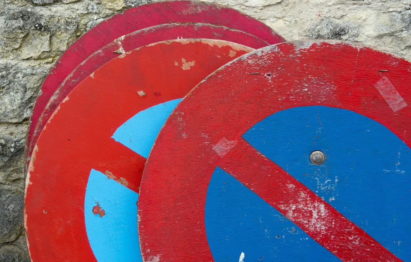 Photo wallpaper macro, background, sign