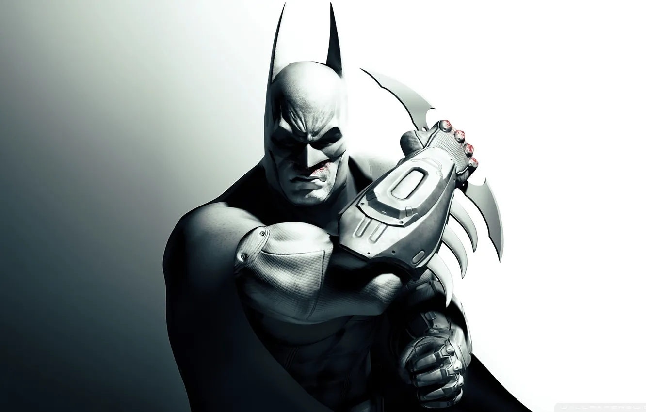 Photo wallpaper batman, Batman, bat, Batman Arkham City